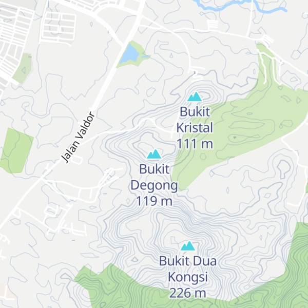 Map of Bukit Degong