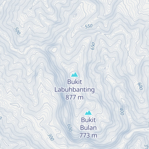 Map of Bukit Labuhbanting