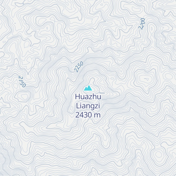 Map of Huazhu Liangzi