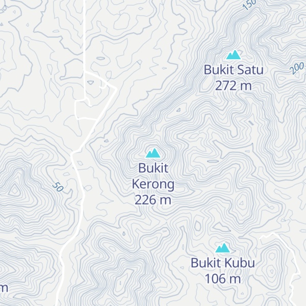 Map of Bukit Kerong