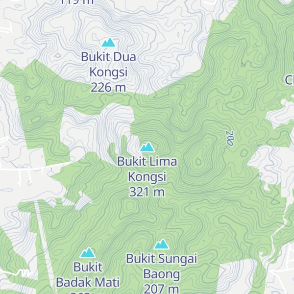 Map of Bukit Lima Kongsi