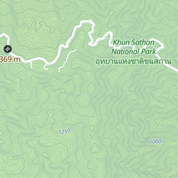 Map of Doi Mae Chok