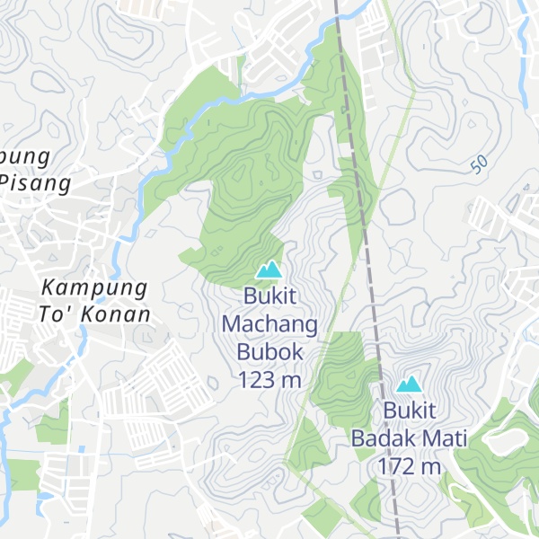 Map of Bukit Machang Bubok