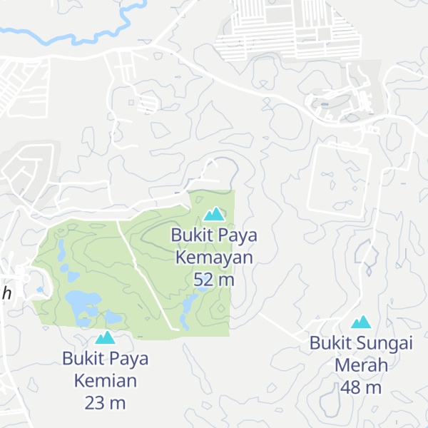 Map of Bukit Paya Kemayan