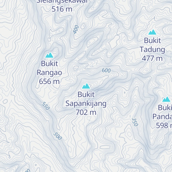 Map of Bukit Sapankijang
