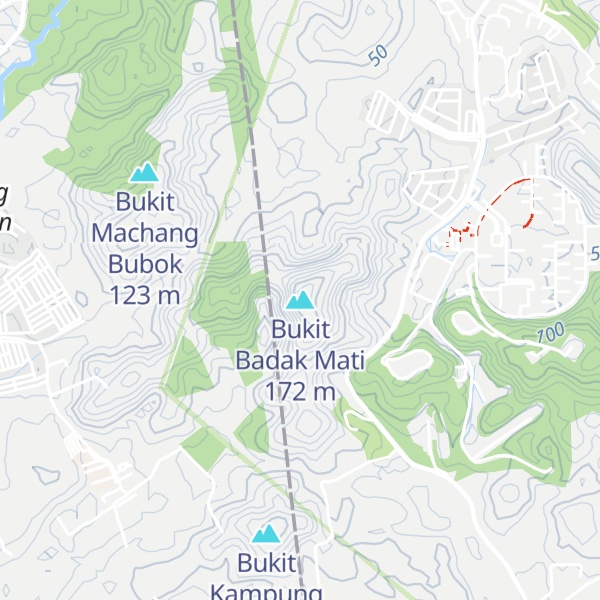 Map of Bukit Badak Mati