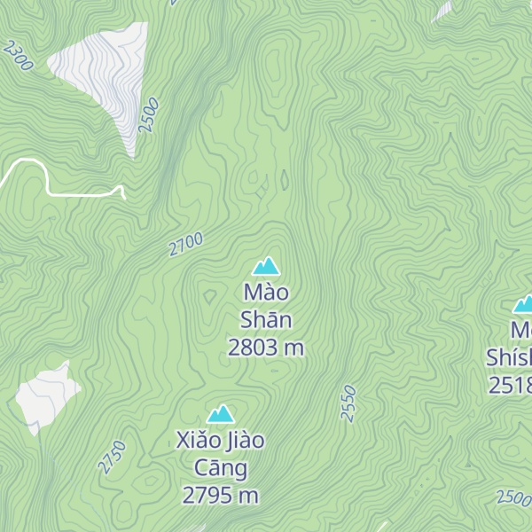 Map of Mào Shān