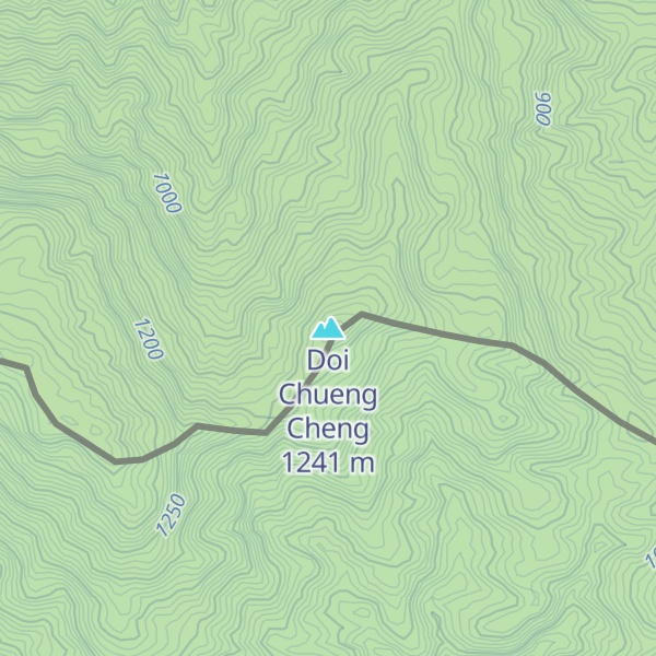 Map of Doi Chueng Cheng