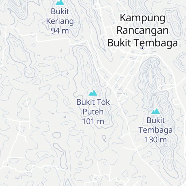 Map of Bukit Tok Puteh