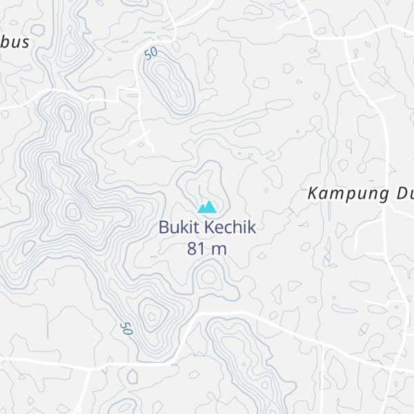 Map of Bukit Kechik