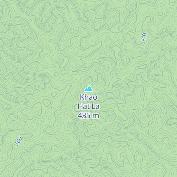 Map of Khao Hat La