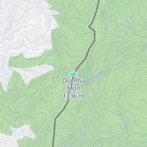 Map of Doi Pha Mon