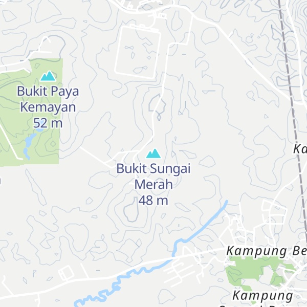 Map of Bukit Sungai Merah