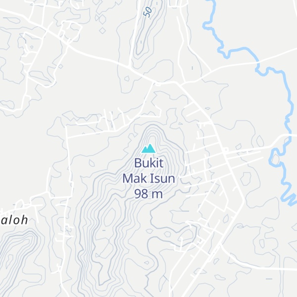 Map of Bukit Mak Isun