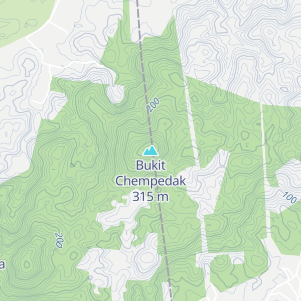Map of Bukit Chempedak