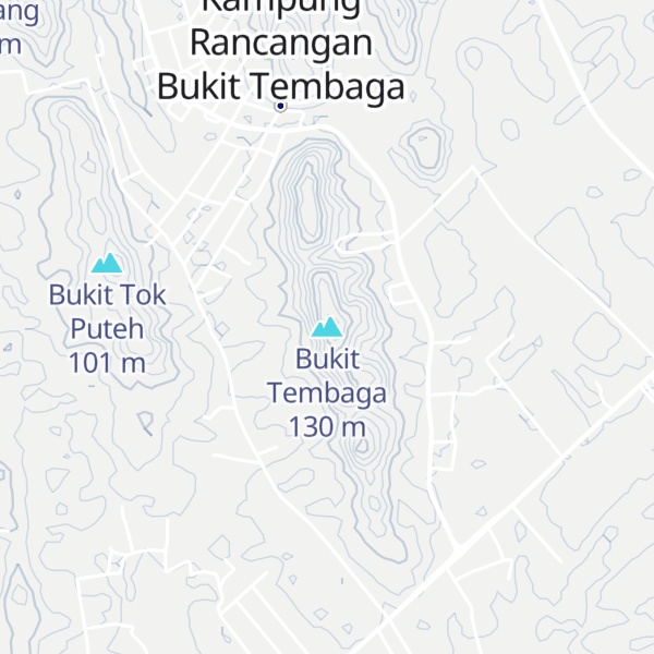 Map of Bukit Tembaga