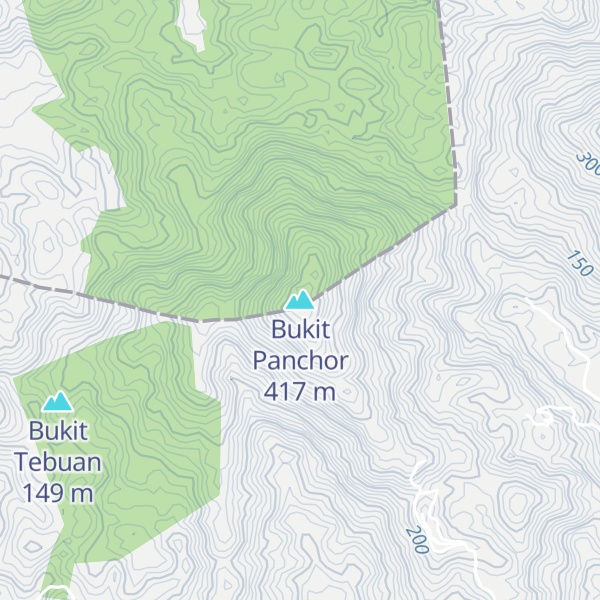 Map of Bukit Panchor