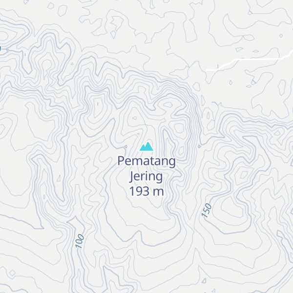 Map of Pematang Jering