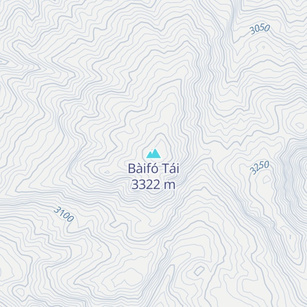 Map of Bàifó Tái