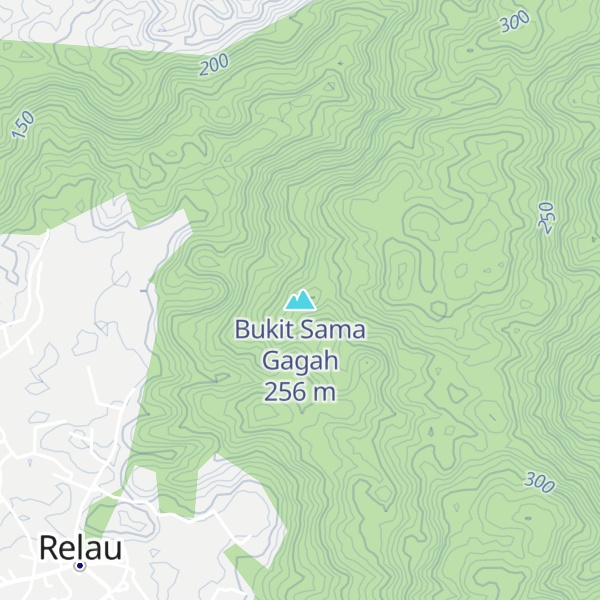 Map of Bukit Sama Gagah