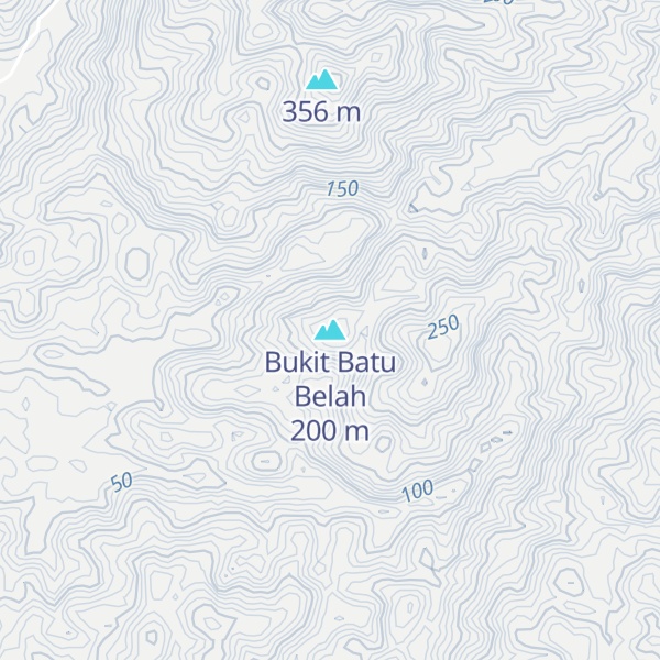 Map of Bukit Batu Belah