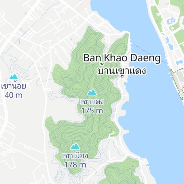 Map of เขาแดง