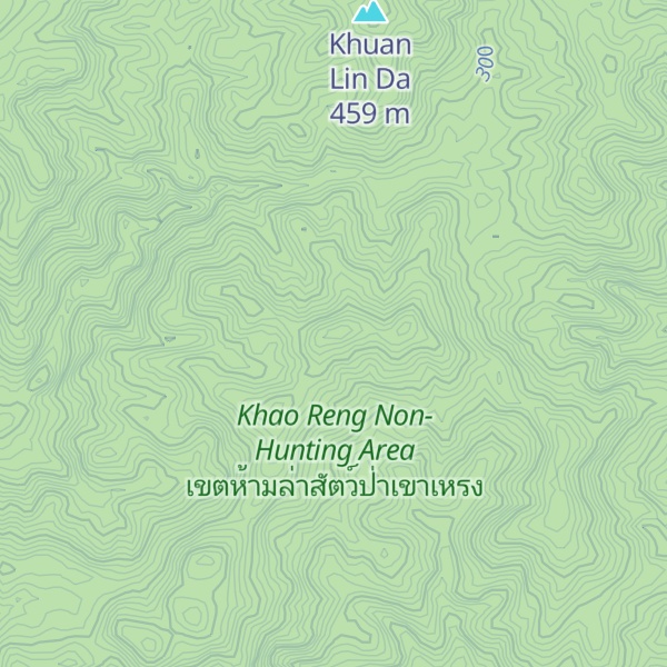 Map of Khao Hu Ton