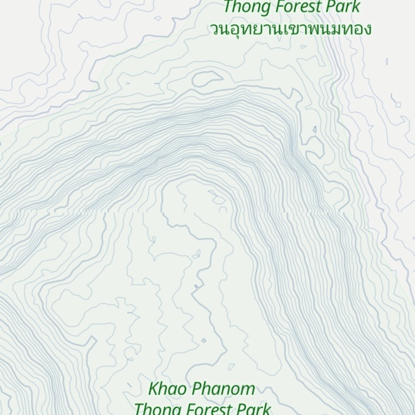 Map of Khao Phanom Thong