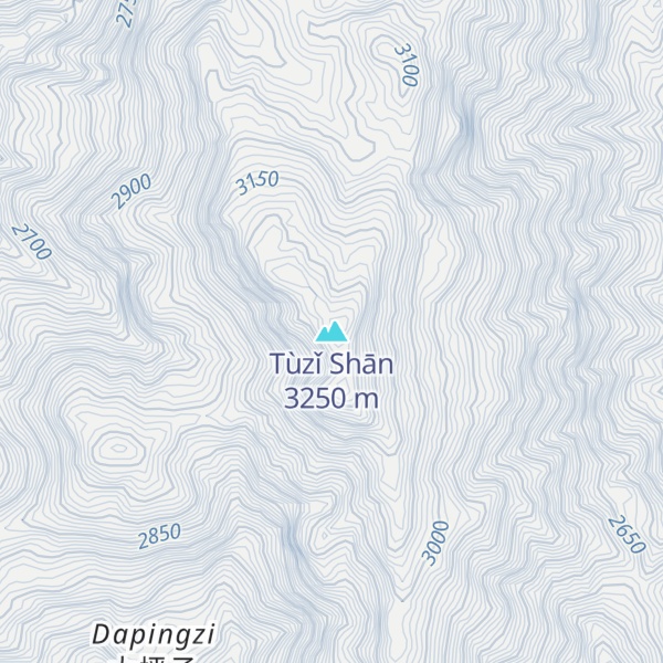 Map of Tùzǐ Shān