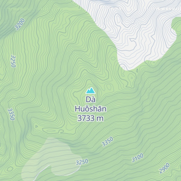 Map of Dà Huǒshān