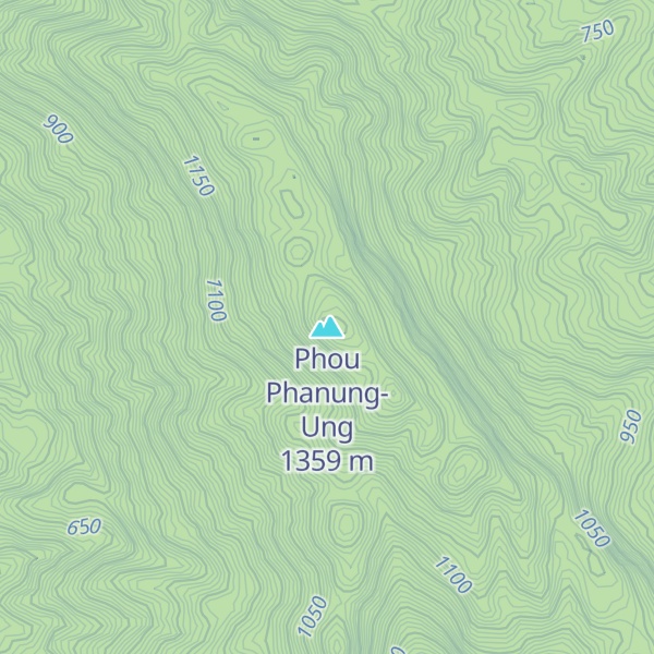 Map of Phou Phanung-Ung