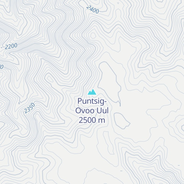 Map of Puntsig-Ovoo Uul