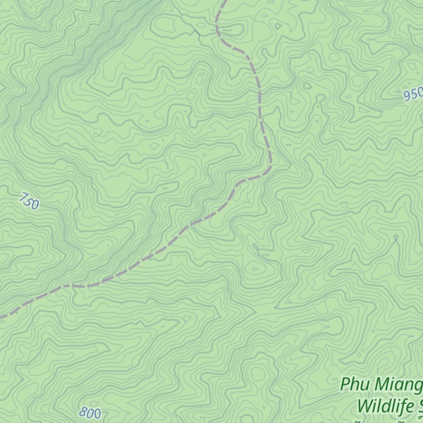 Map of Khao Pong Din Dam