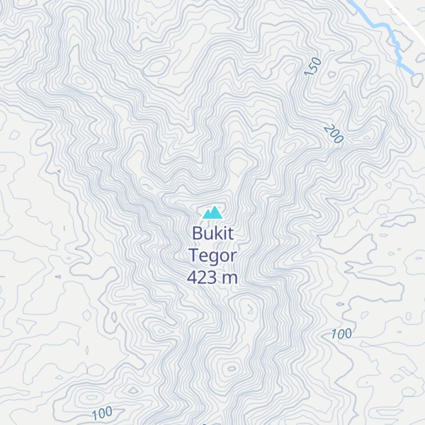 Map of Bukit Tegor