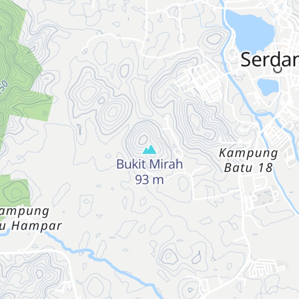 Map of Bukit Mirah