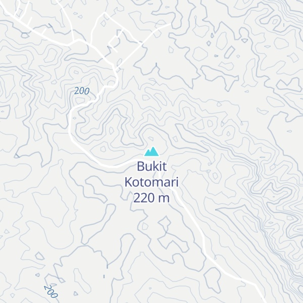 Map of Bukit Kotomari