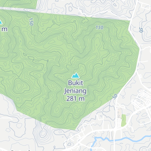Map of Bukit Jeniang