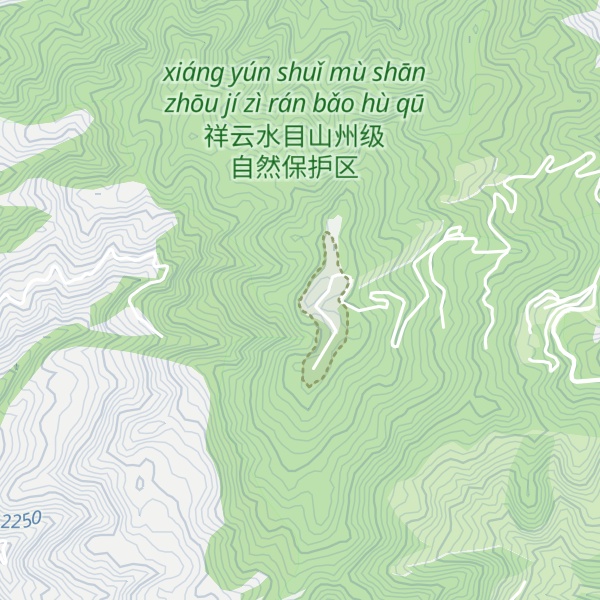 Map of Shuǐ Mù Shān