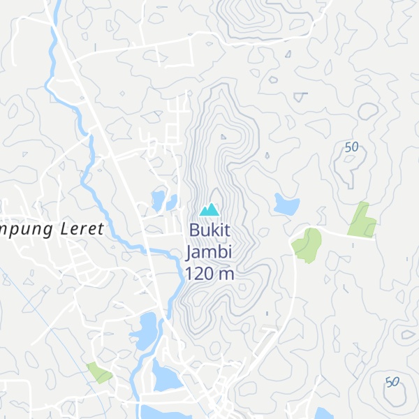 Map of Bukit Jambi