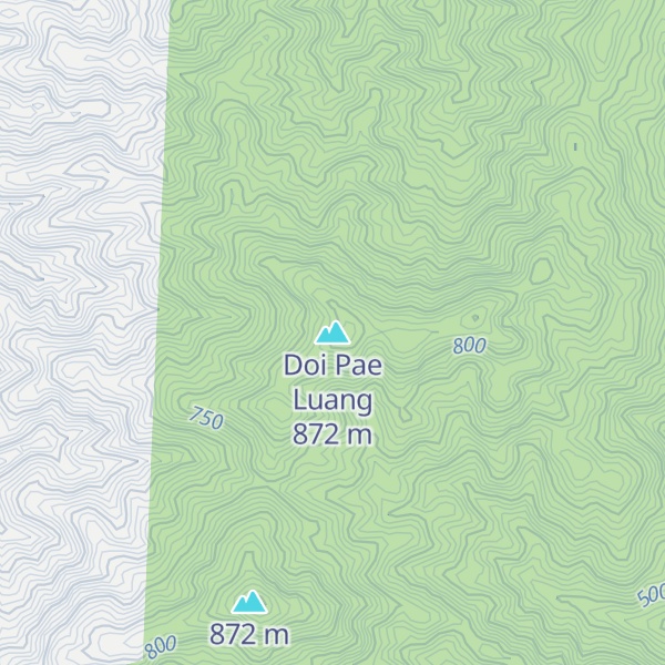 Map of Doi Pae Luang