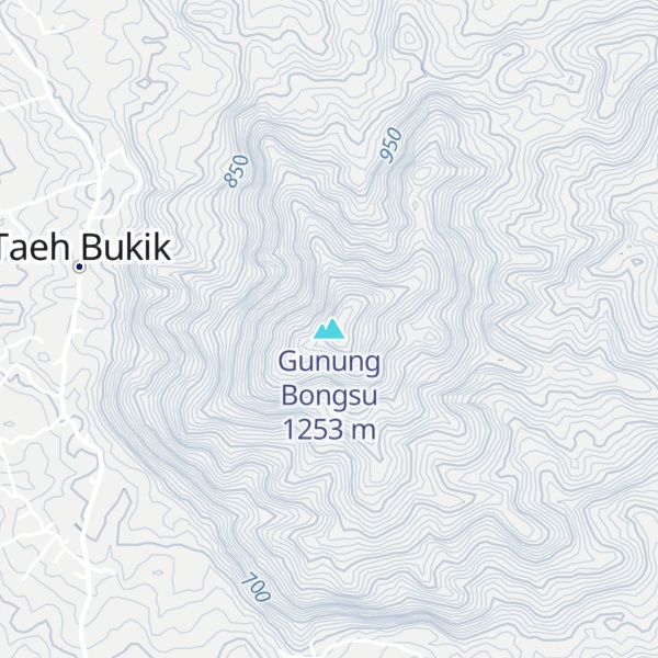 Map of Gunung Bongsu