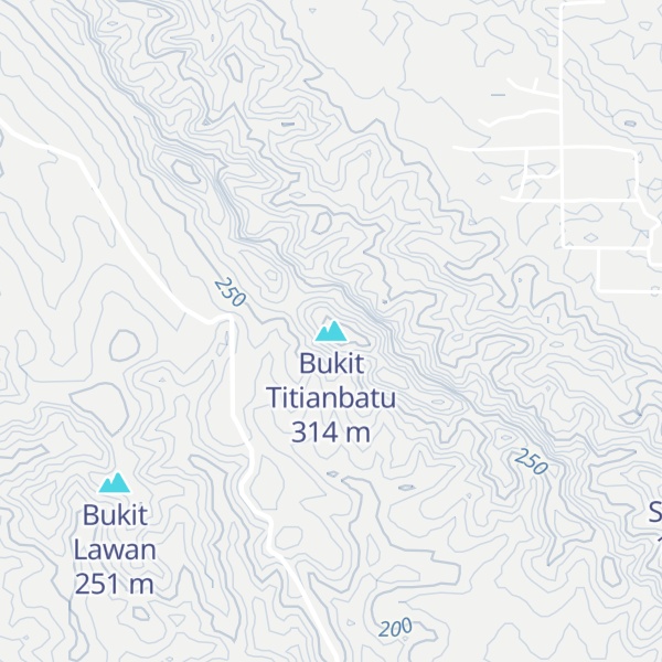 Map of Bukit Titianbatu