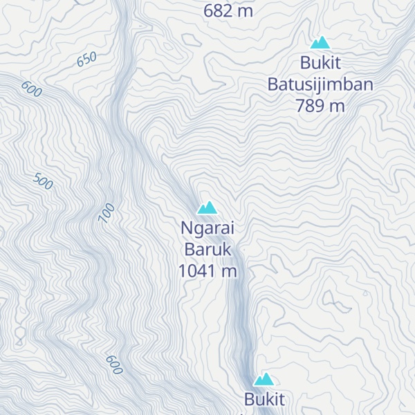 Map of Ngarai Baruk