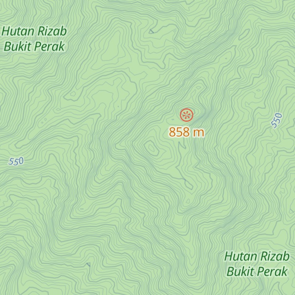 Map of Gunung Perak