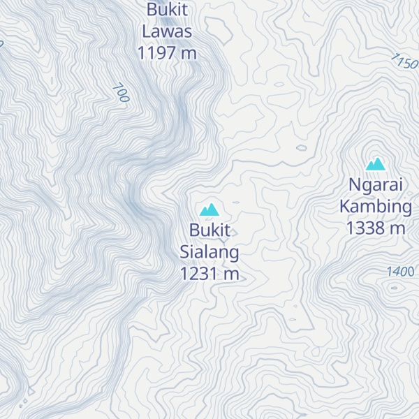 Map of Bukit Sialang