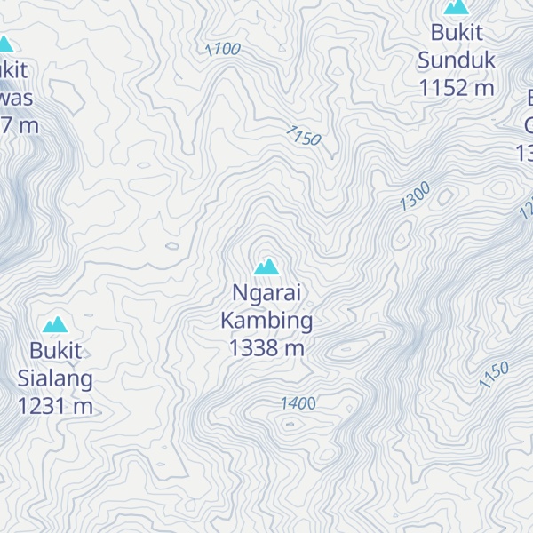 Map of Ngarai Kambing