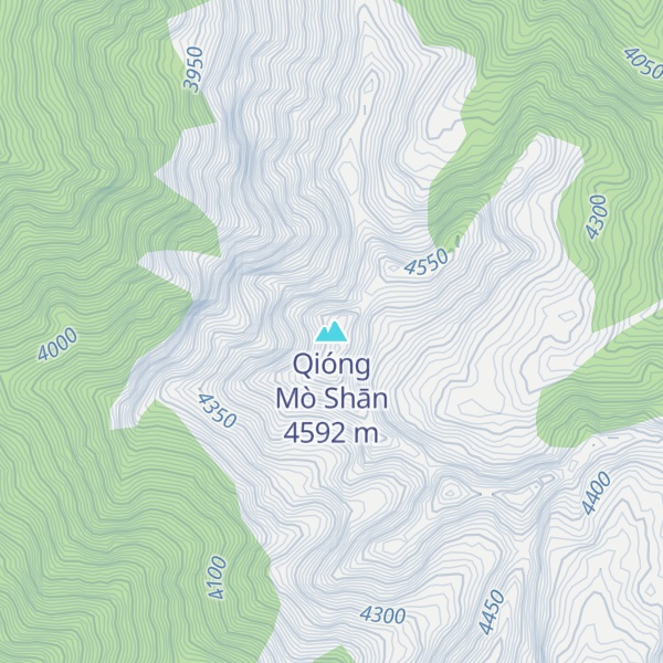 Map of Qióng Mò Shān
