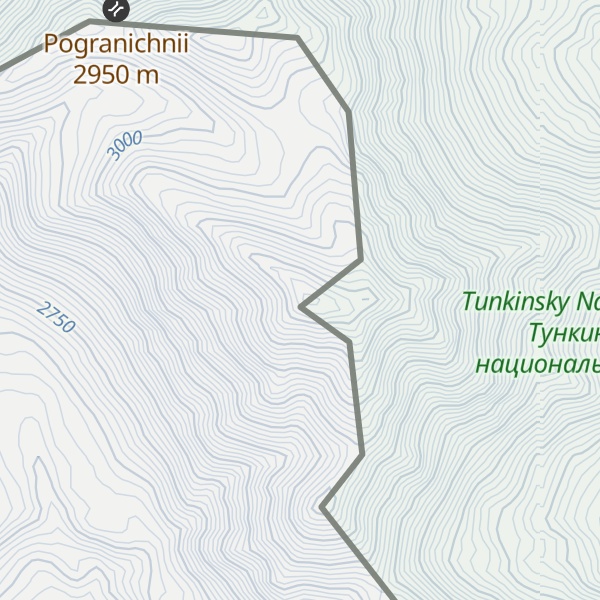 Map of Pik Komarova