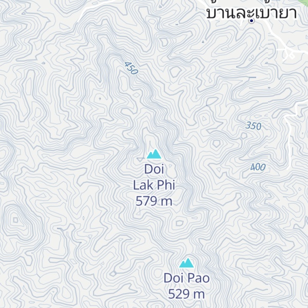 Map of Doi Lak Phi