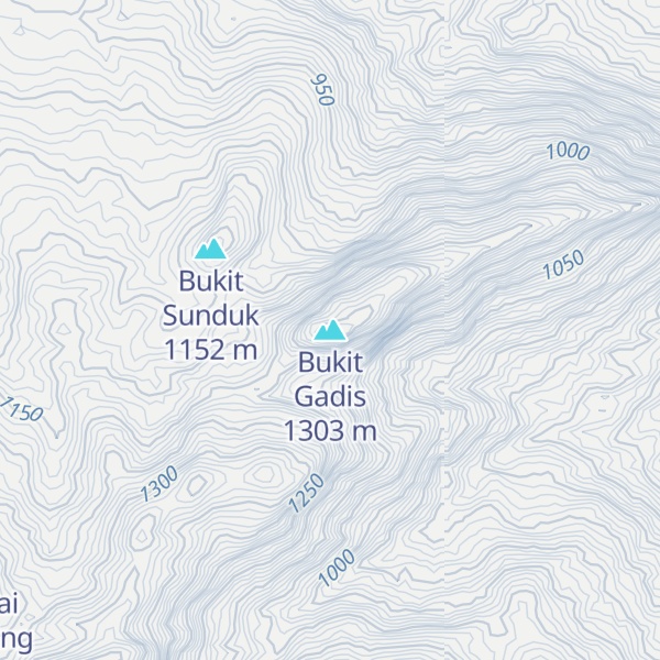 Map of Bukit Gadis